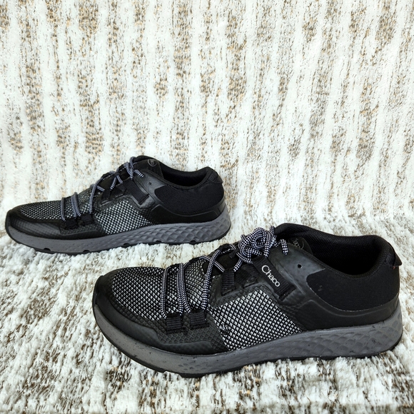 Chaco "Canyonland" Sneakers Mesh Outdoor Hiking Water Shoe Black | Men's Size 9 - Picture 6 of 11